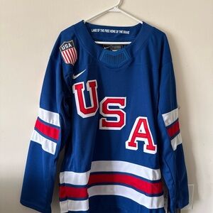 Nike Blue USA Hockey Jersey